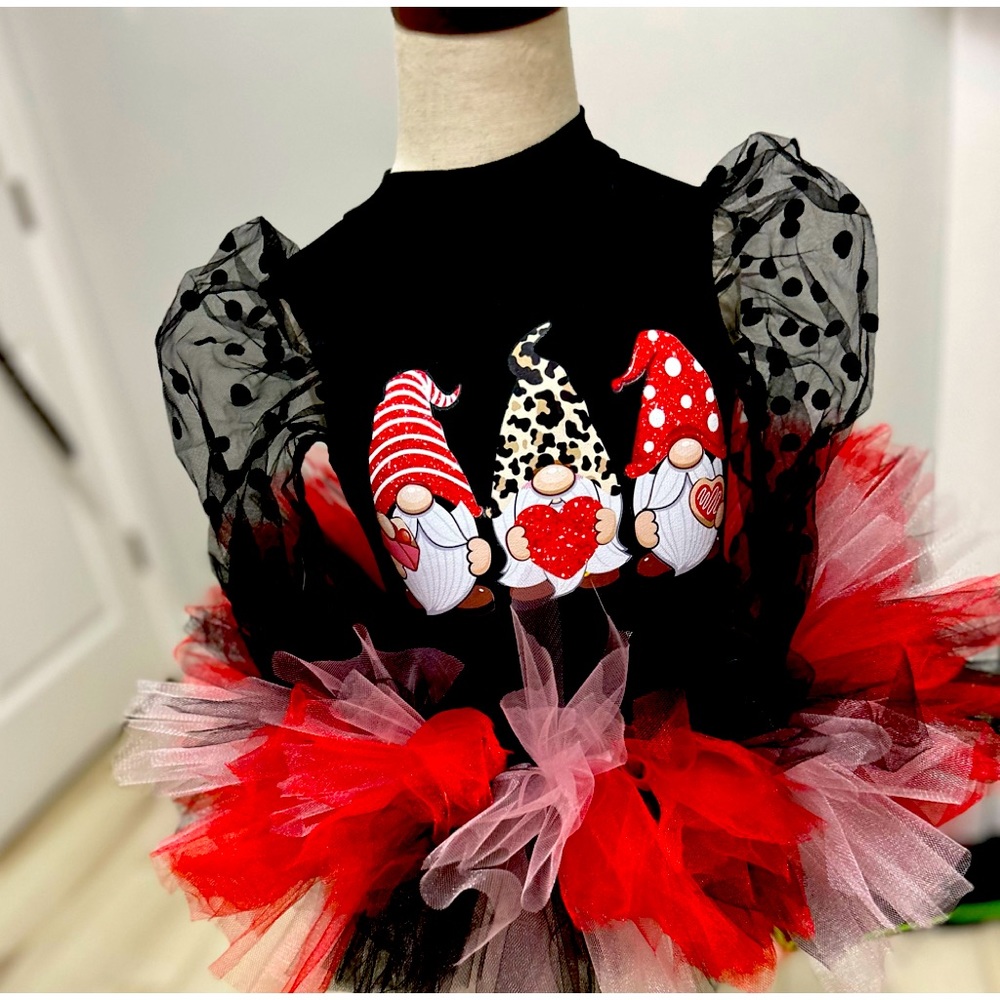 18-24 months old valentines day precious little girls full tutu with bodysuit.